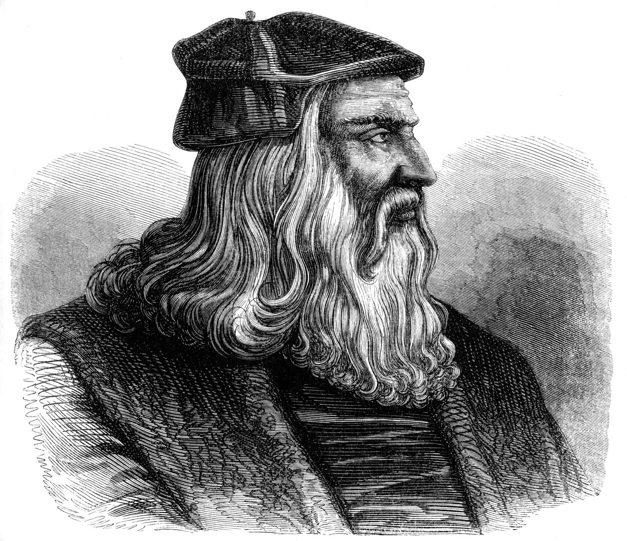 Leonardo da Vinci 1452-1519, 16. Jahrhundert von Unbekannt