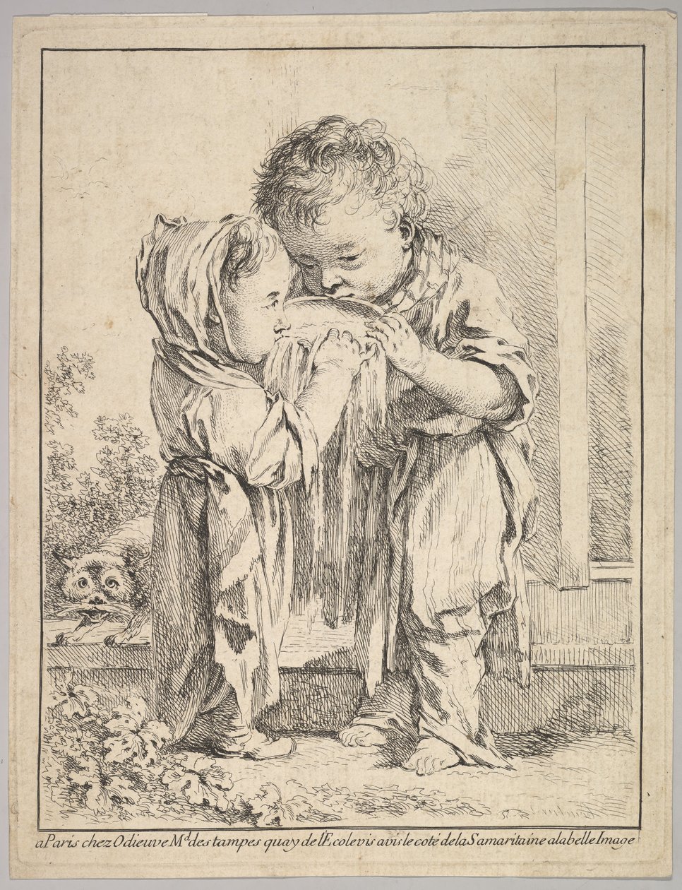 Les Petits Buveurs de Lait von Unbekannt
