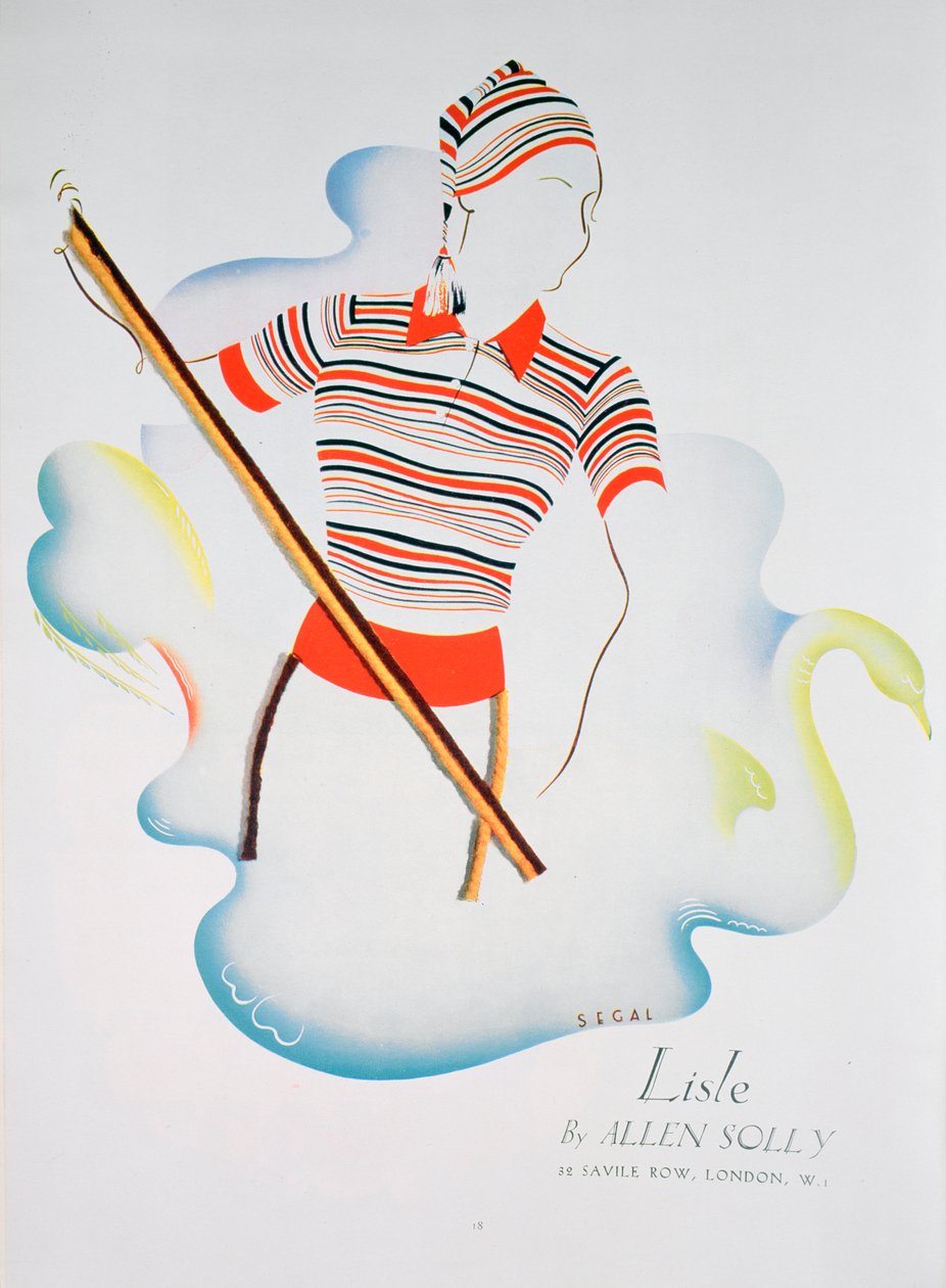 Lisle von Allen Solly, Modewerbung, 1937 von Unbekannt