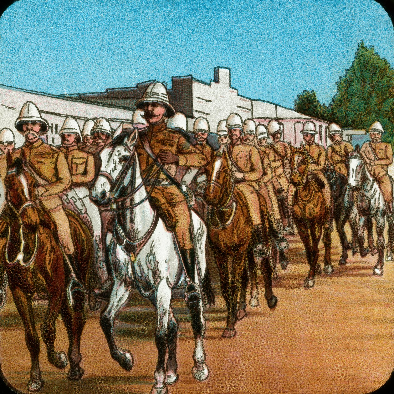 Lord Roberts betritt Pretoria, Burenkrieg, Südafrika, 1900 von Unbekannt