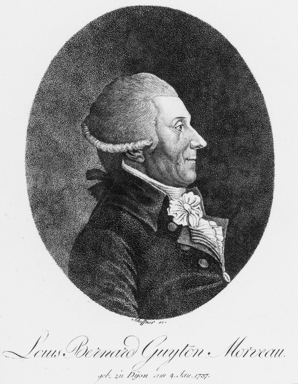 Louis Bernard Guyton Morveau, französischer Chemiker und Anwalt, ca. 1800 von Unbekannt