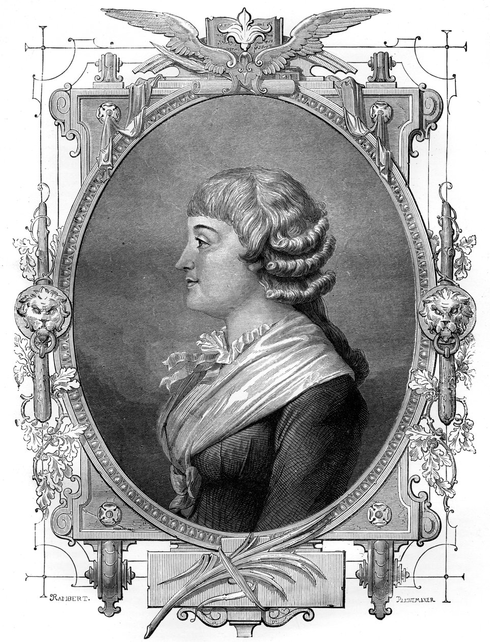 Madame Roland, französische Revolutionärin, 18. Jahrhundert 1882-1884 von Unbekannt
