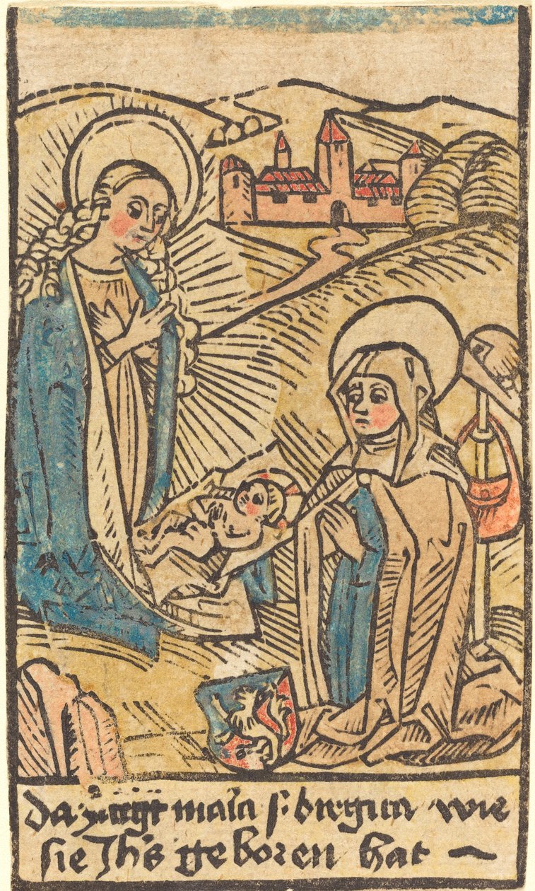 Madonna und die Heilige Brigitta von Unbekannt