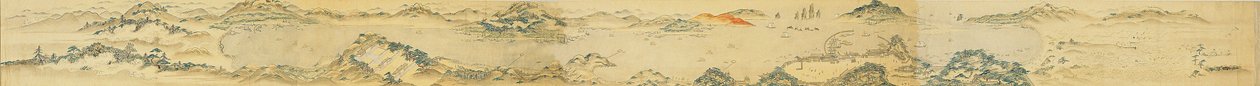 Karte des Choryang Waegwan und seiner Umgebung in Busan während der Joseon-Dynastie, 19. Jahrhundert. von Unbekannt