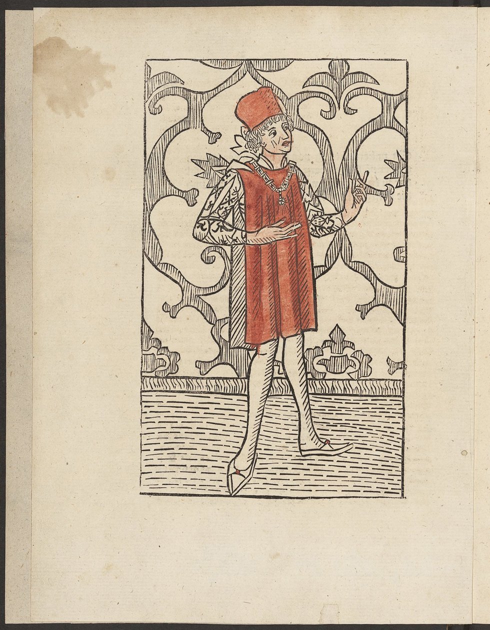 Marco Polo. Aus: Reise in das gelobte Land von Hans Tucher, 1484 von Unbekannt