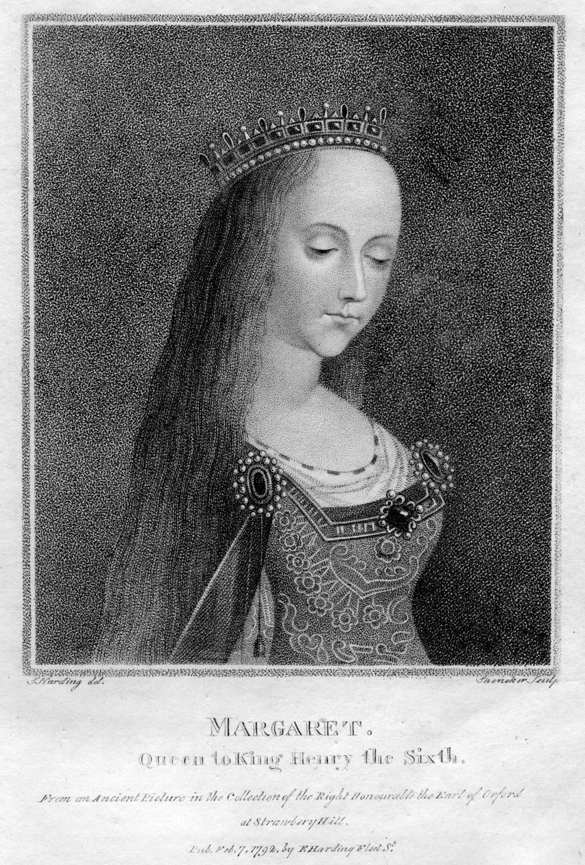 Margarete von Anjou, Königin Gemahlin von Heinrich VI., 1792 von Unbekannt