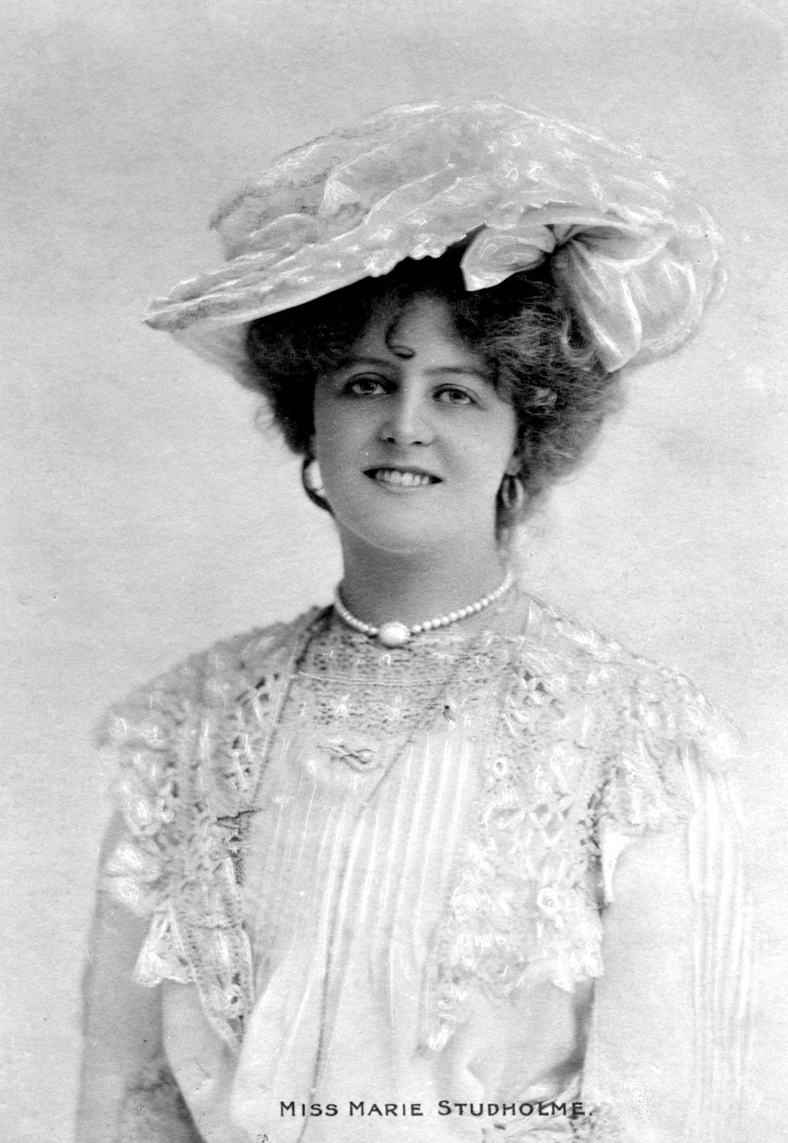 Marie Studholme 1875-1930, englische Schauspielerin, 1903 von Unbekannt