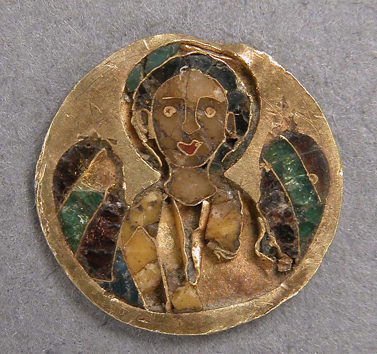 Medaille mit einem Erzengel, byzantinisch, 11. Jahrhundert von Unbekannt