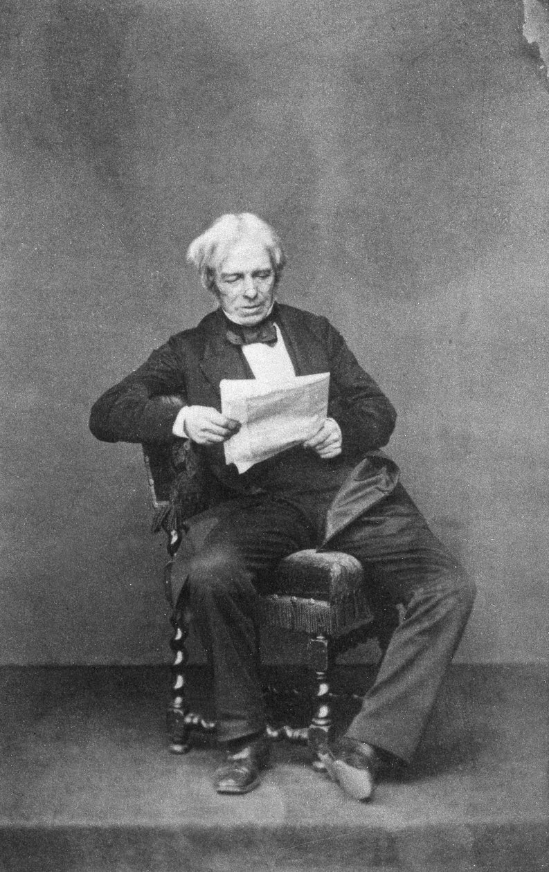 Michael Faraday, britischer Physiker und Chemiker, ca. 1850-1867 von Unbekannt