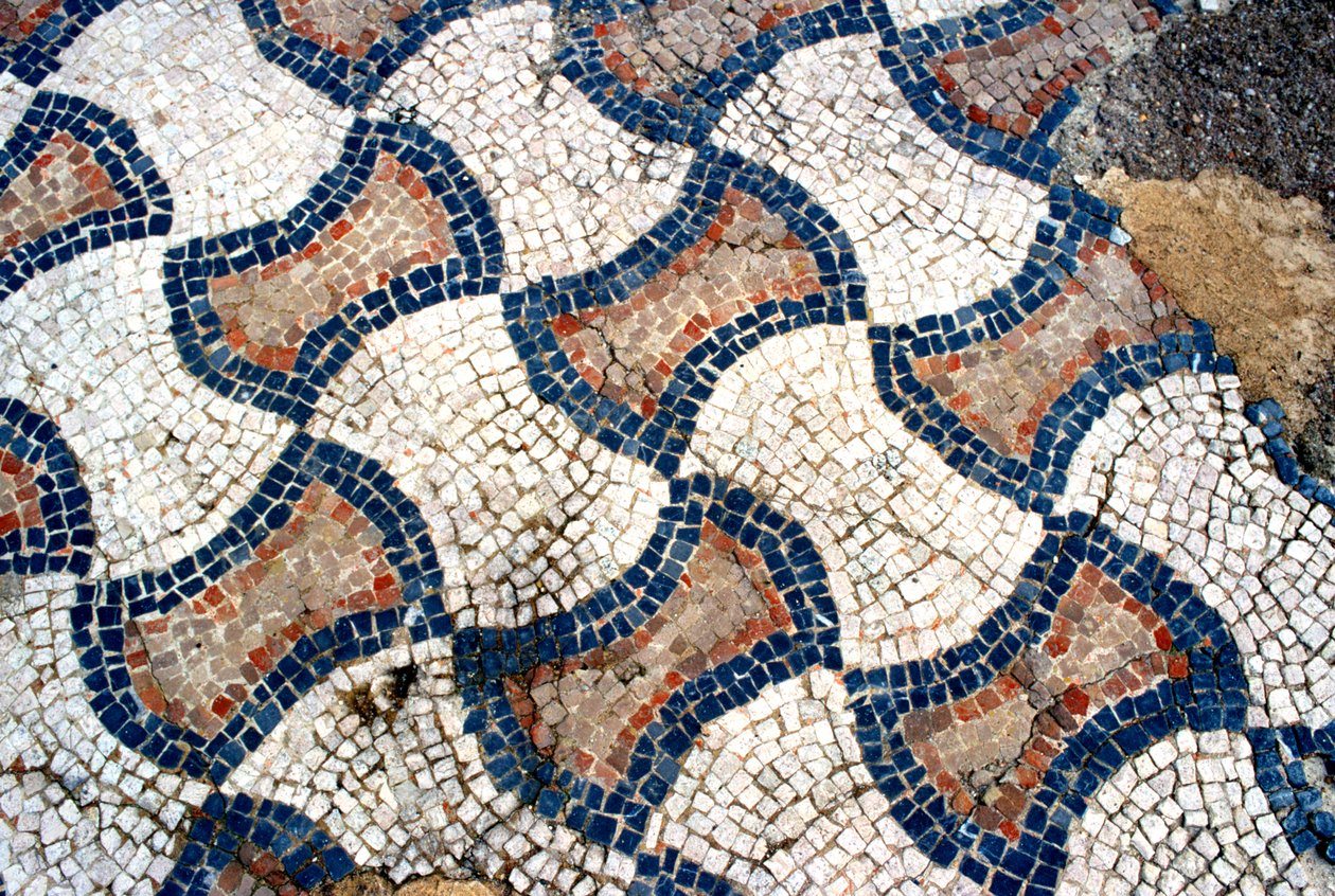 Mosaik aus einer römischen Villa, Montreal, Dordogne und Atlantikküste, Frankreich von Unbekannt