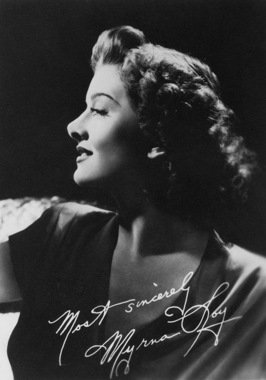 Myrna Loy, amerikanische Schauspielerin, ca. 1930er Jahre von Unbekannt