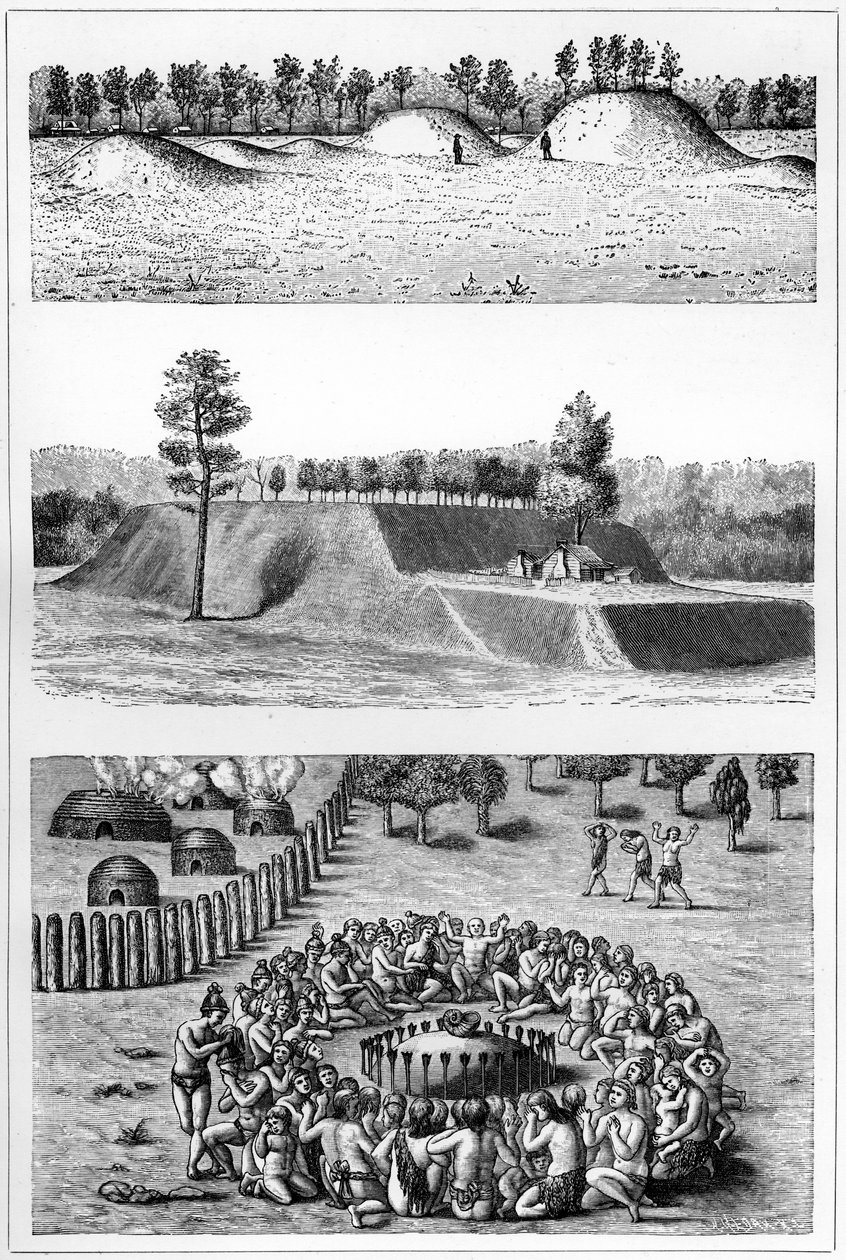 Archäologische Stätten der amerikanischen Ureinwohner, USA, 1901 von Unbekannt