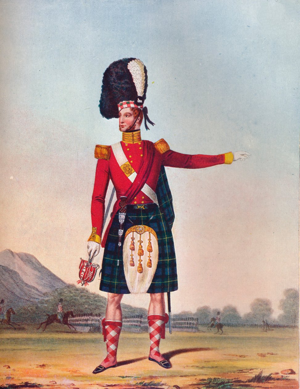 Offizier des 92. Highland-Regiments zu Fuß von Unbekannt