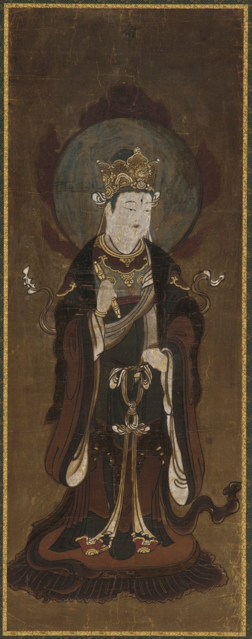 Einer der zwölf Deva: Taishaku-ten Indra von Unbekannt