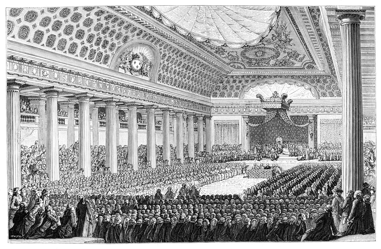 Eröffnung der Generalstände, Versailles, 1789, 1885 von Unbekannt