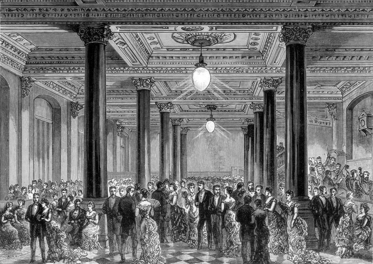 Eröffnungssoirée der neuen Büros des Daily Telegraph, Fleet Street, London, 28. Juni 1882 von Unbekannt