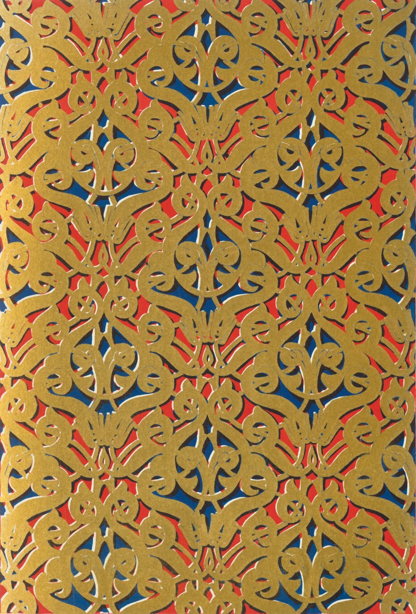 Ornament in der Tür am Eingang zur Ventana, Halle der zwei Schwestern von Unbekannt