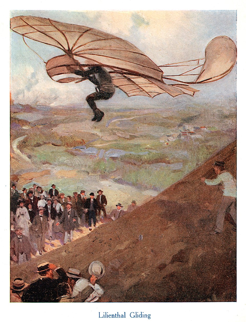 Otto Lilienthal, deutscher Luftfahrtpionier, frühes 20. Jahrhundert von Unbekannt