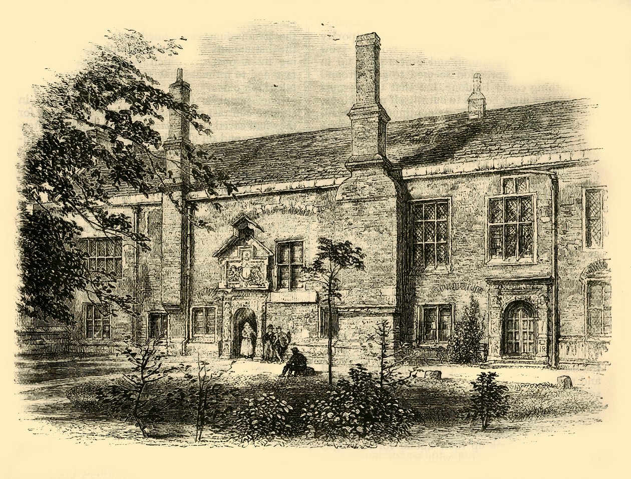 Palast der Stuarts, York, 1881 von Unbekannt