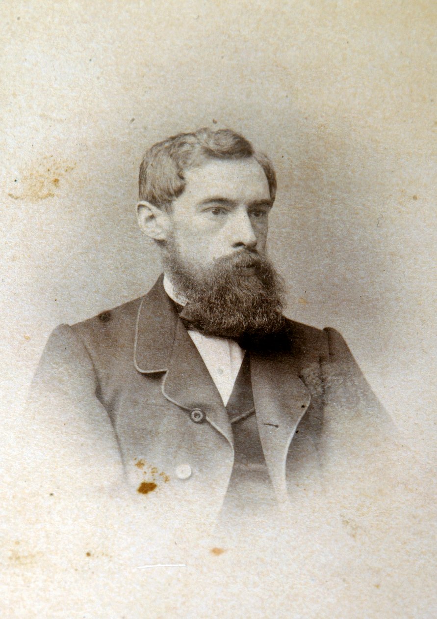Pavel Tretyakov, russischer Kunstmäzen, Sammler und Galerist, 1865 von Unbekannt