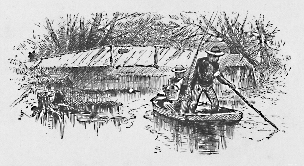 Barschangeln am See, 1883 von Unbekannt