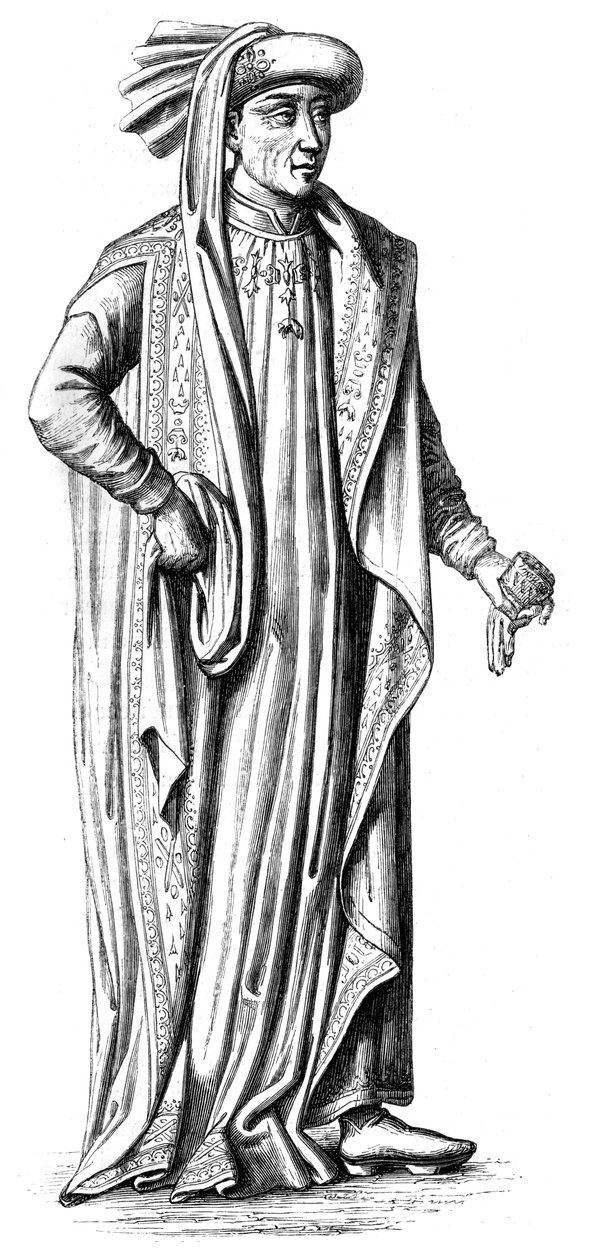 Philipp der Gute 1396-1467, Herzog von Burgund, 15. Jahrhundert 1849 von Unbekannt