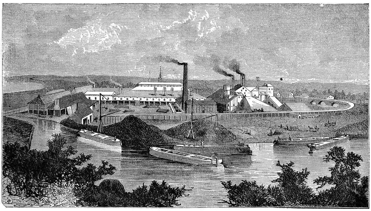 Phoenix Iron and Bridge Works, Phoenixville, Pennsylvania, USA, 1873 von Unbekannt