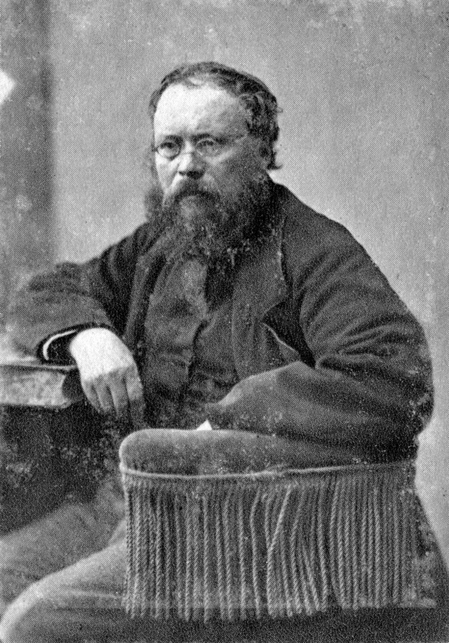 Pierre Joseph Proudhon, französischer mutualistischer politischer Philosoph, ca. 1845-1868 von Unbekannt
