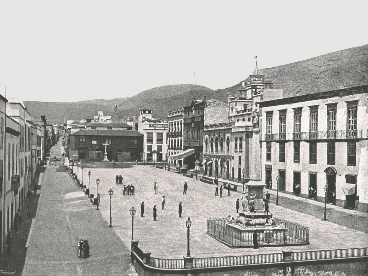 Plaza de la Candelaria, Santa Cruz de Tenerife, Kanarische Inseln, Spanien, 1895 von Unbekannt