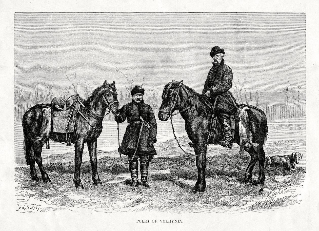 Polen von Wolhynien, Westukraine, 1879 von Unbekannt