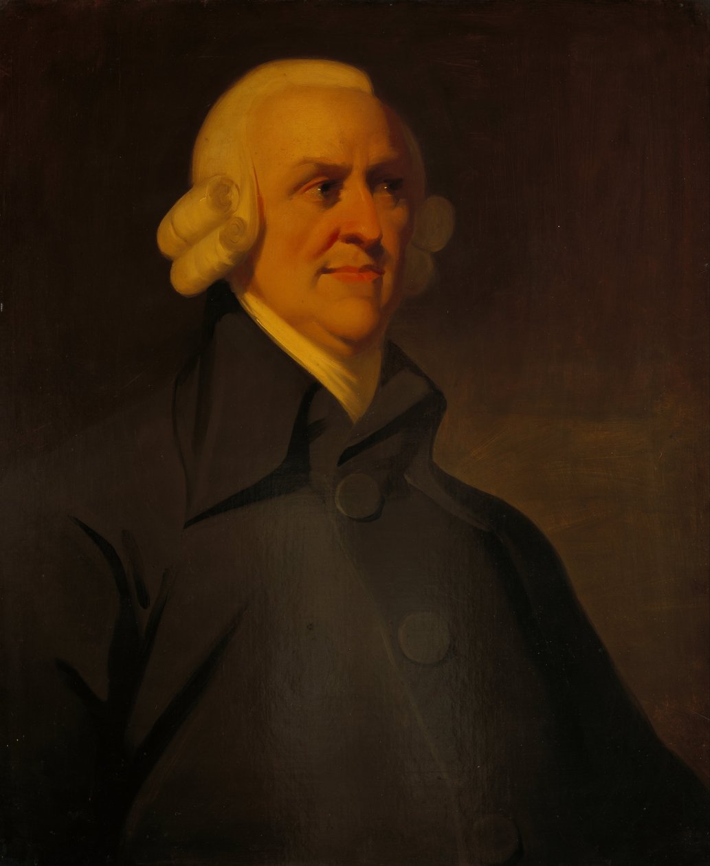 Porträt von Adam Smith 1723-1790, 1795 von Unbekannt