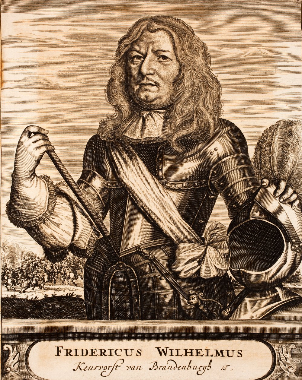 Porträt von Friedrich Wilhelm 1620-1688, Kurfürst von Brandenburg, Herzog von Preußen, 1675 von Unbekannt