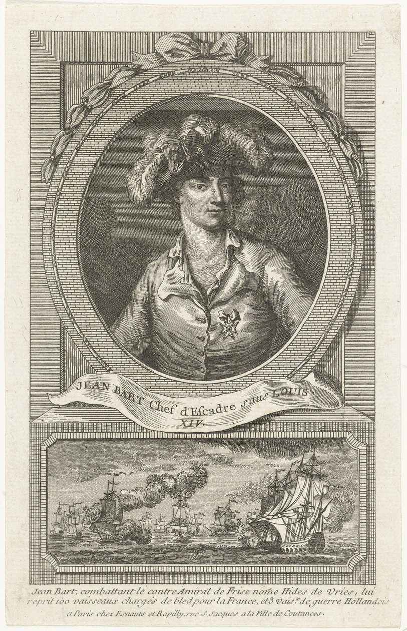 Porträt von Jean Bart 1650-1702, 1694 von Unbekannt