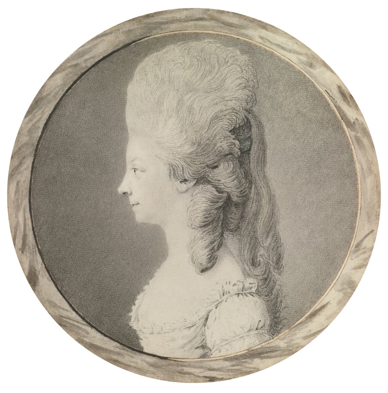 Porträt von Marie Louise von Savoyen 1749-1792, Prinzessin von Lamballe, zweite Hälfte des 18. Jahrhunderts von Unbekannt