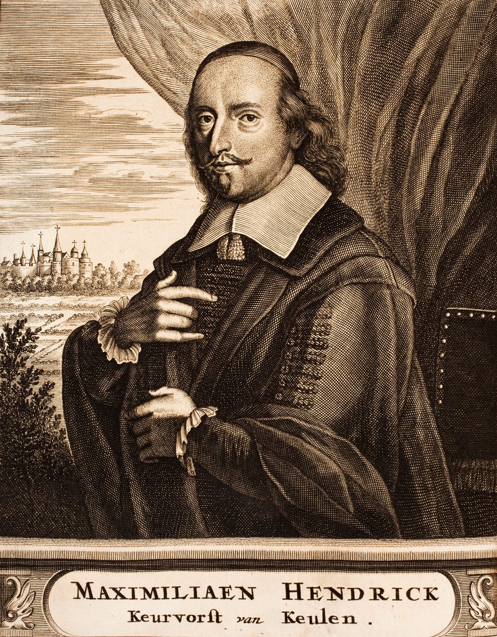 Porträt von Maximilian Heinrich von Bayern 1621-1688, Erzbischof von Köln, 1675 von Unbekannt