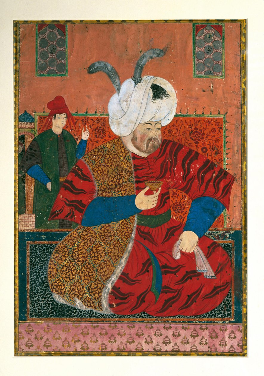 Porträt von Selim II 1524-1574, Sultan des Osmanischen Reiches, zwischen 1570 und 1590 von Unbekannt