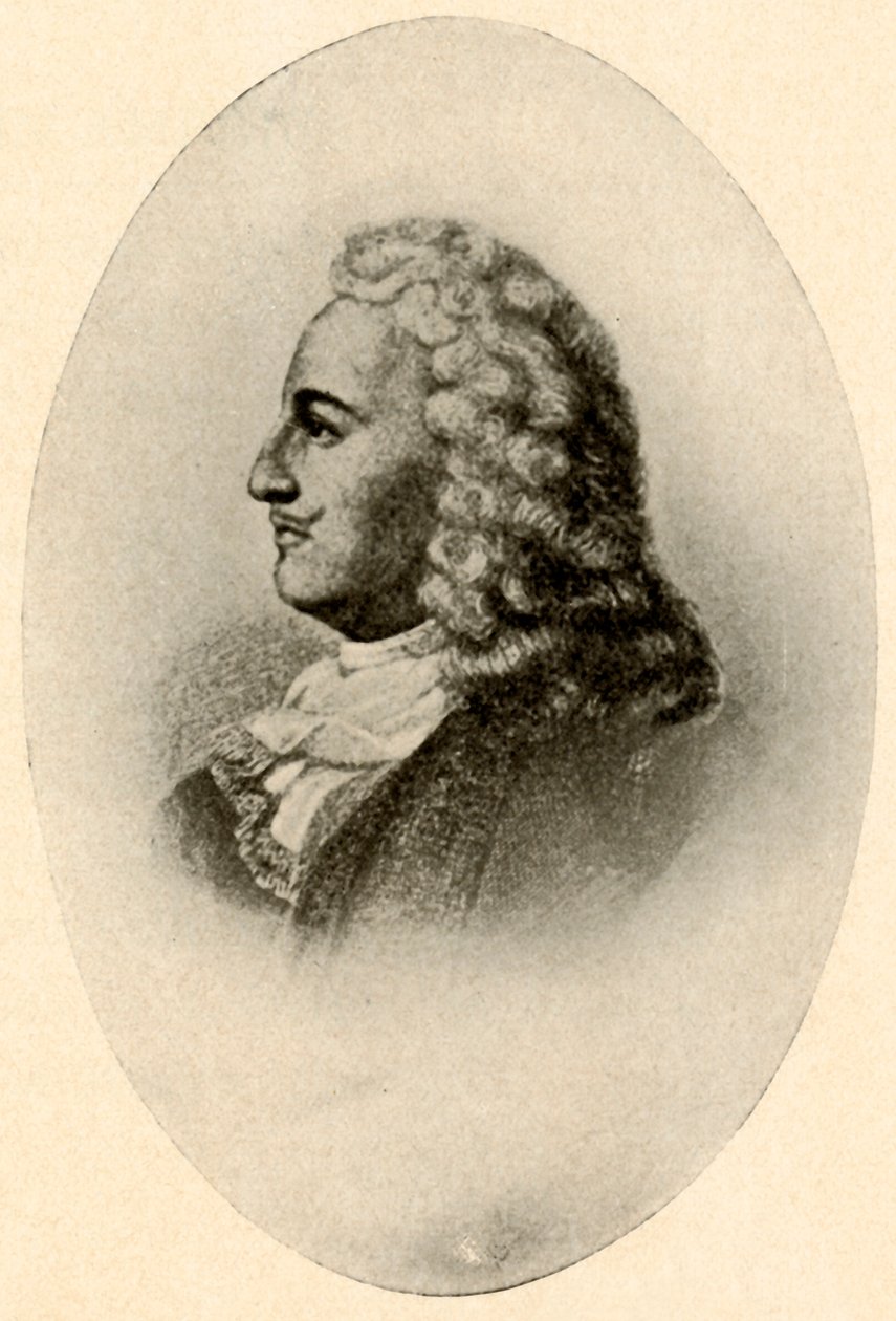 Porträt von Sieur de La Salle, zeigt französische Kostüme seiner Zeit, ca. 1660-1680, 1937 von Unbekannt