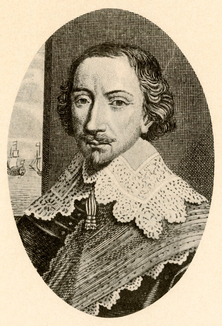 Porträt von Sir John Pennington, in englischer Rüstung mit Vandyke-Kragen, um 1610-1630, 1937 von Unbekannt
