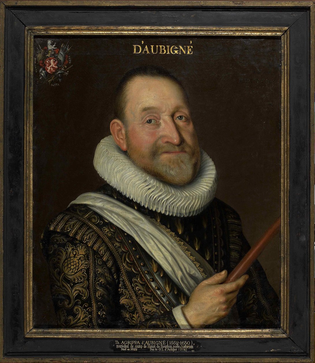 Porträt von Théodore Agrippa, Chevalier d