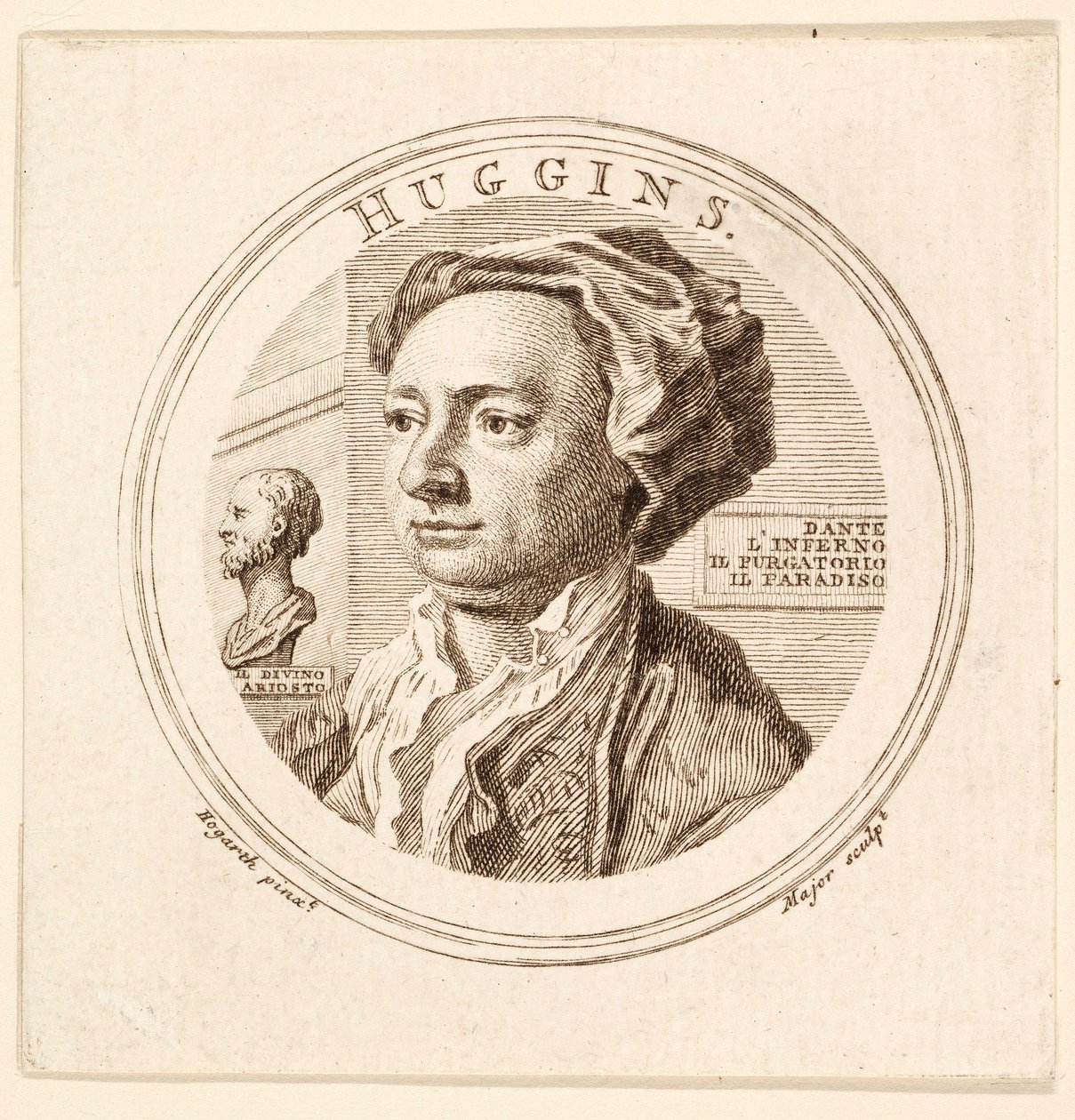 Porträt von William Huggins, veröffentlicht 1760 von Unbekannt