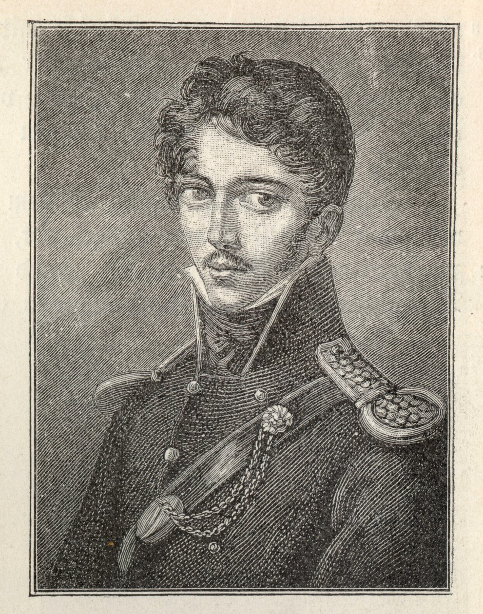 Porträt des Autors Theodor Körner 1791-1813 von Unbekannt