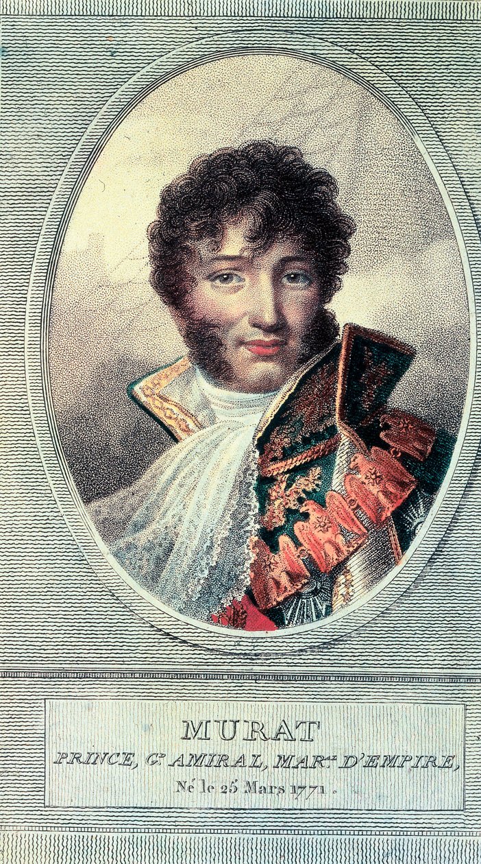Porträt des Königs von Neapel Joachim Murat, französischer Militär- und Politiker (1767-1815) von Unbekannt