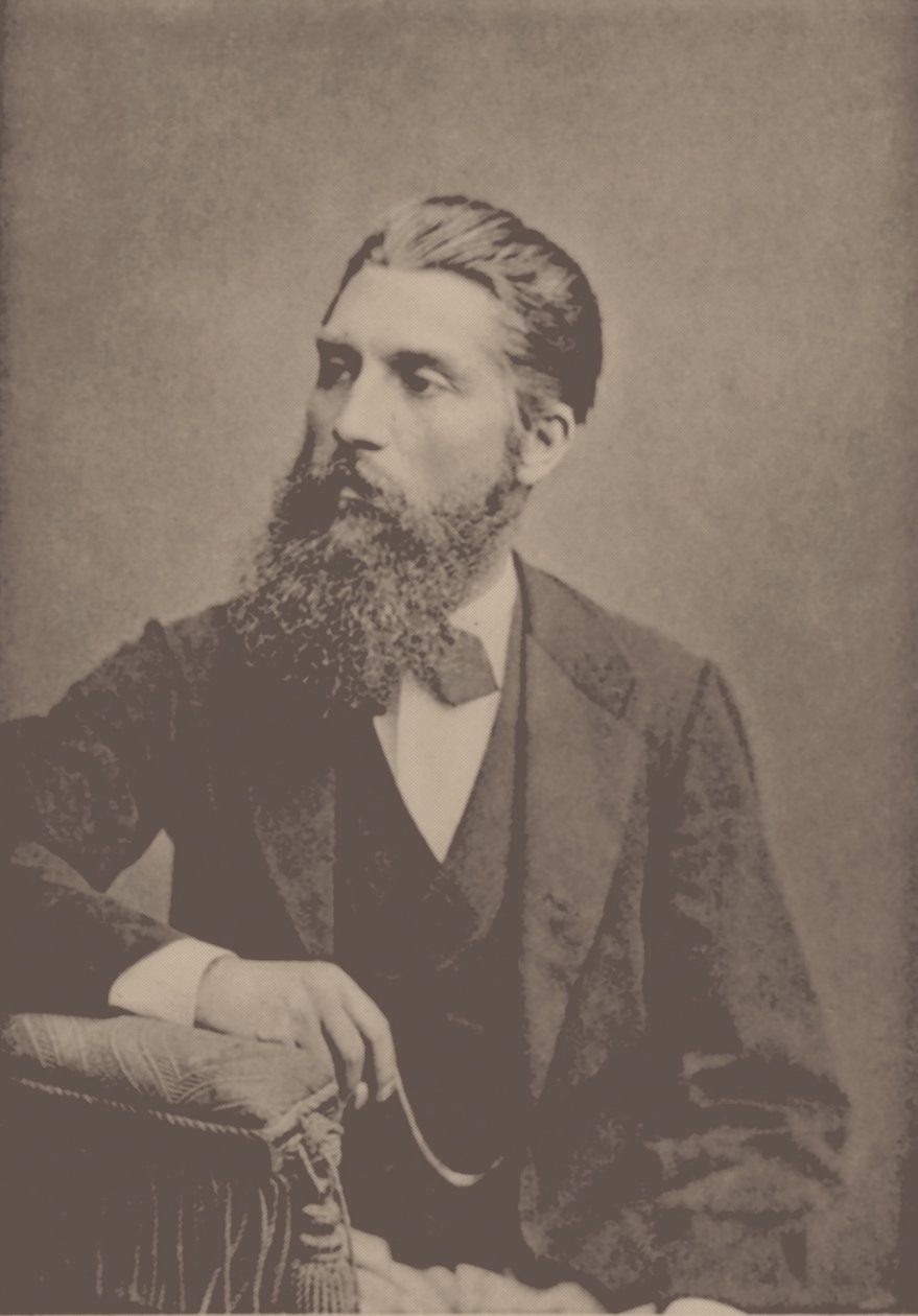 Porträt des Pianisten und Komponisten Adolf Jensen von Unbekannt