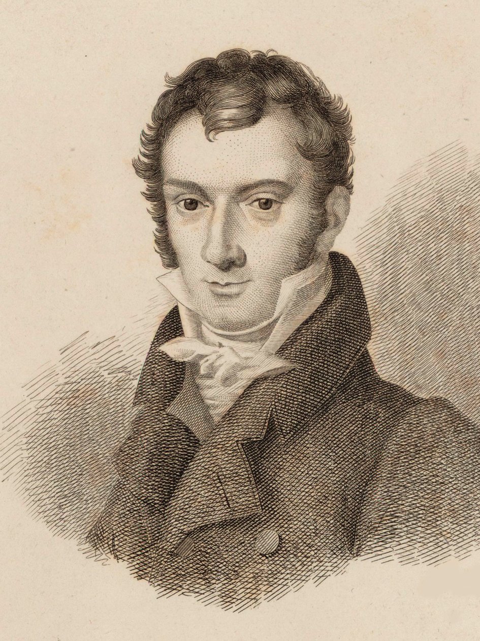 Porträt des Geigers und Komponisten Josef Mayseder 1789-1863, 1824 von Unbekannt