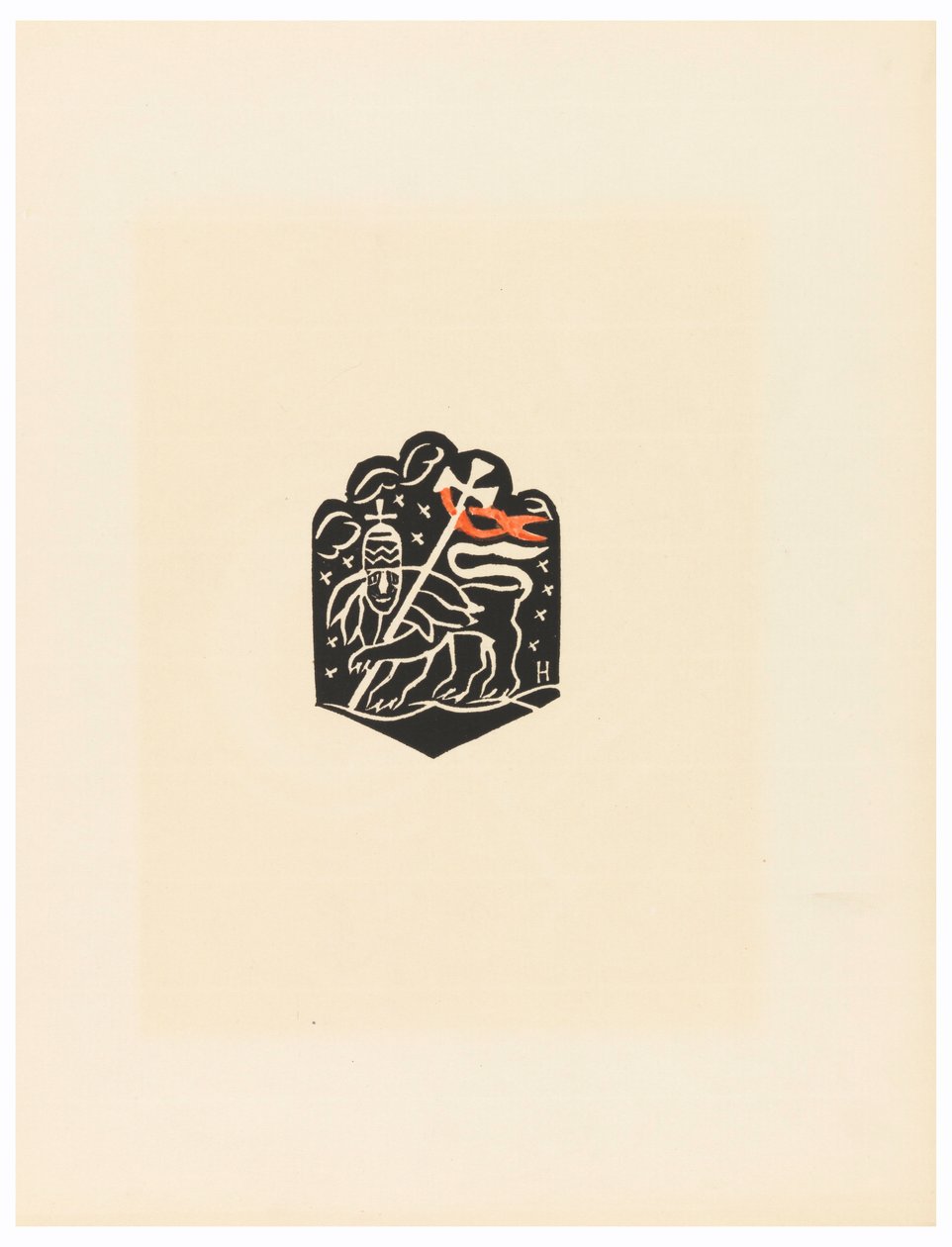 Druck, Vignette, Platte X, Äthiopien, cili Christos, Madonna und Heilige, wie ich sie in den Illuminierungen alter äthiopischer Kodizes gesehen habe, Portfolio, 1920 von Unbekannt