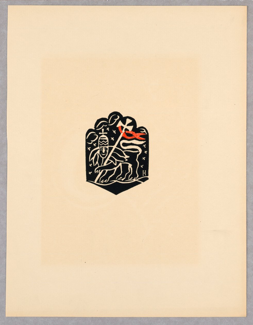 Druck, Vignette, Platte X, Äthiopien, cili Christos, Madonna und Heilige, wie ich sie in den Illuminierungen alter äthiopischer Kodizes gesehen habe, Portfolio, 1920 von Unbekannt