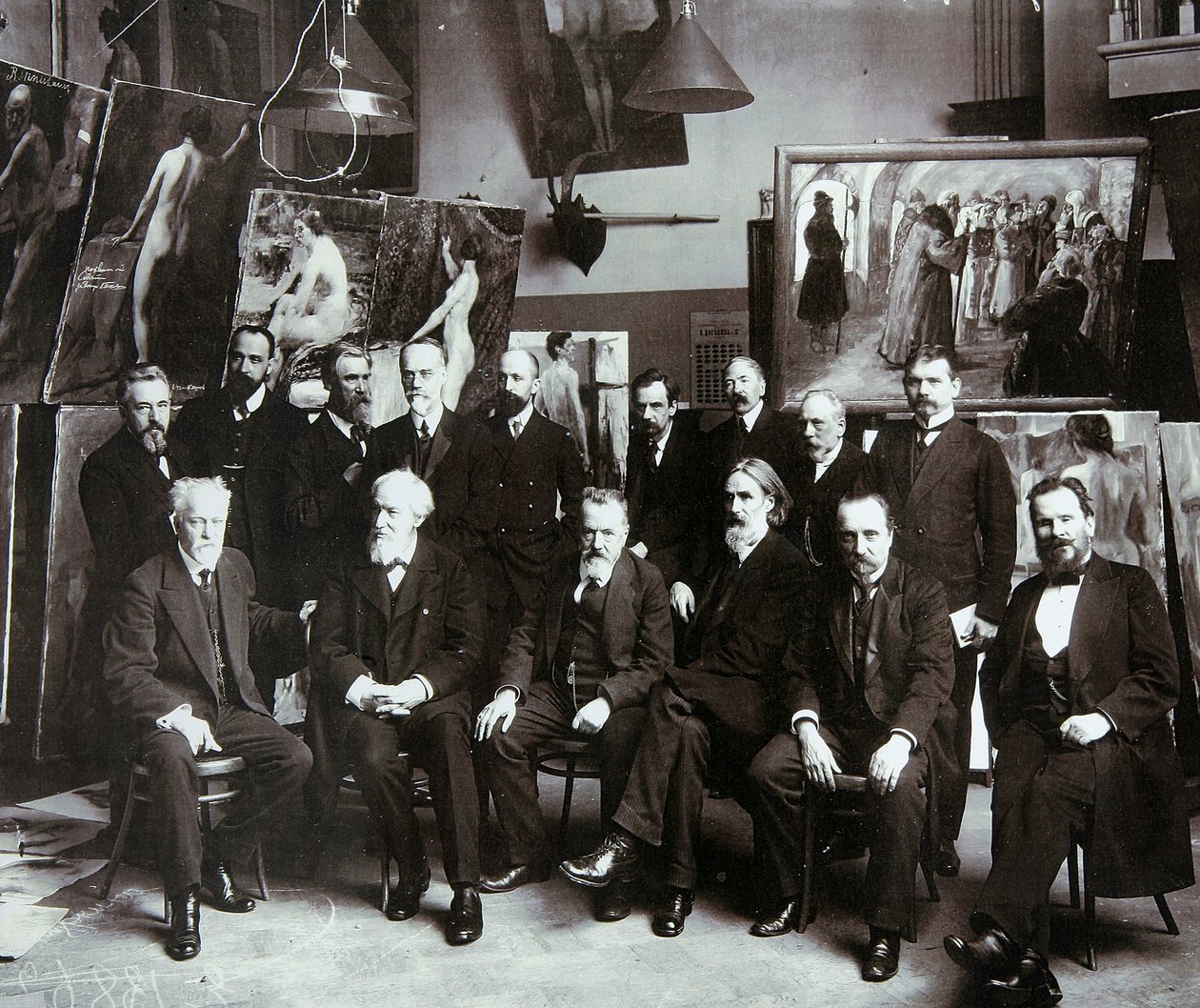 Professoren der Russischen Akademie der Künste, 1913 von Unbekannt