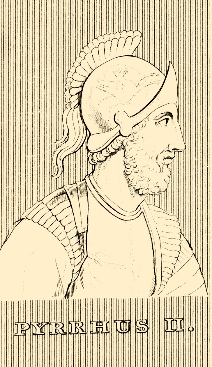 Pyrrhus II, fl 242-237 v. Chr., 1830 von Unbekannt