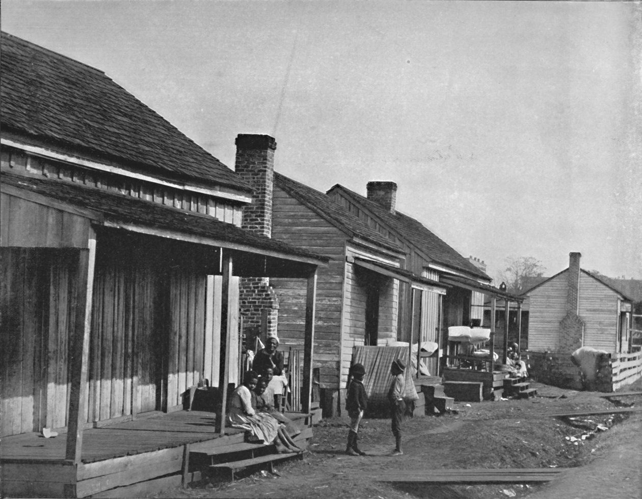 Quartiere in Thomasville, Georgia, 19. Jahrhundert von Unbekannt