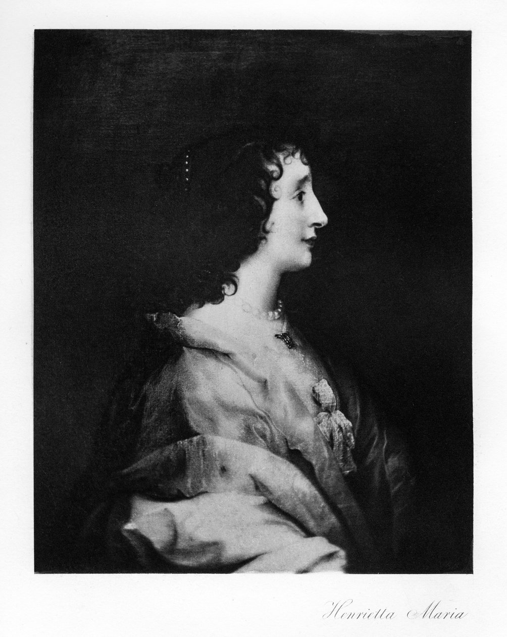 Königin Henrietta Maria, Königin von England, Schottland und Irland, 1907 von Unbekannt